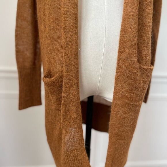 Garcia Jeans Lightweight Cardigan Alpaca Blend Butterscotch S - Picture 3 of 8